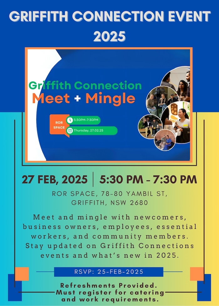 GRIFFITH CONNECTION EVENT 2025